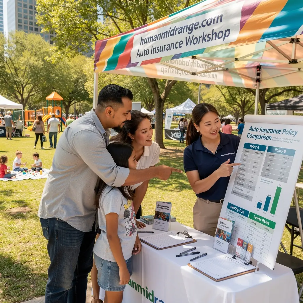 Porównanie różnych ofert ubezpieczeń samochodowych na warsztatach.