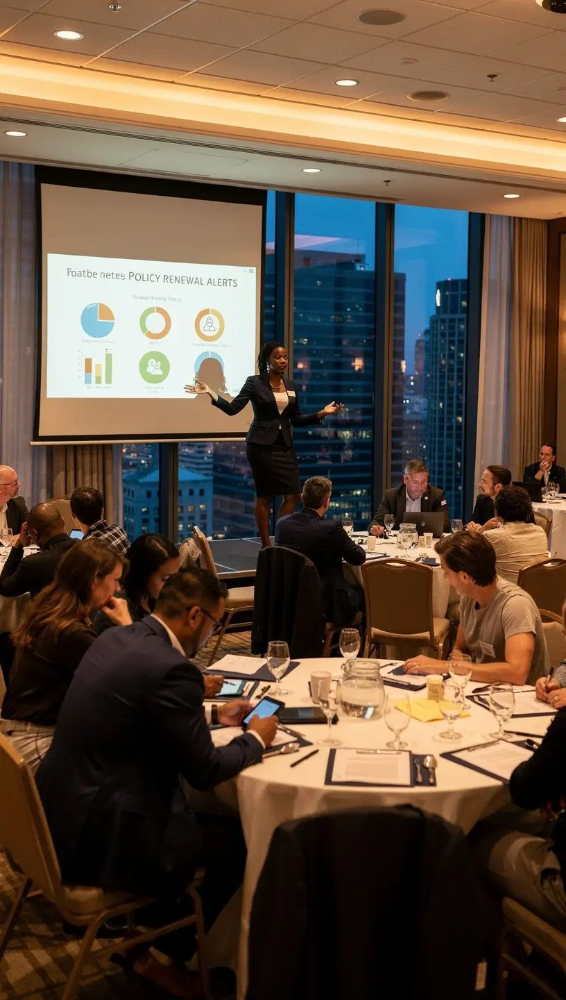 Zespół ekspertów omawiający korzyści z personalizowanych ubezpieczeń samochodowych.