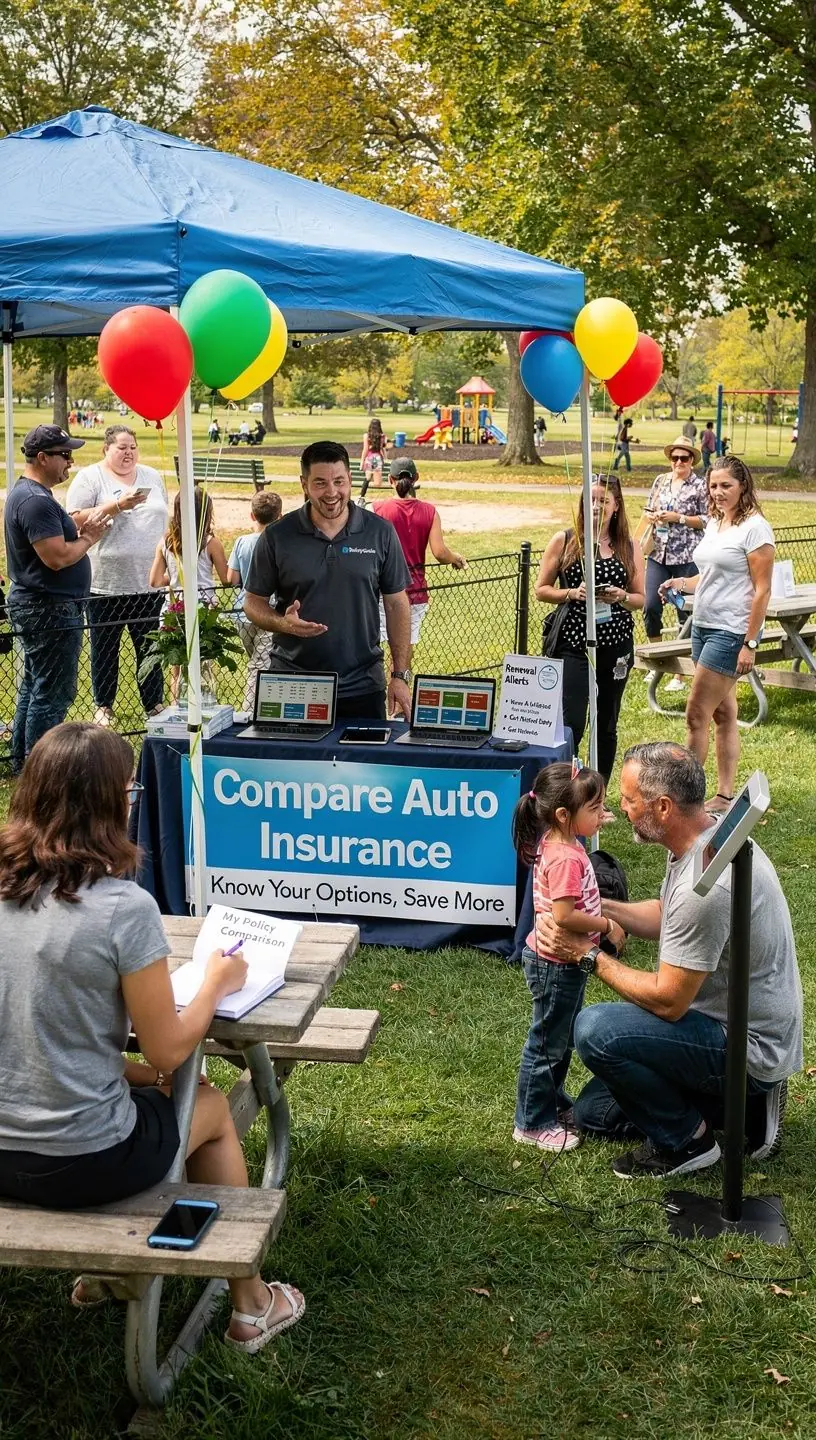 Powiadomienia o odnowieniu polisy z informacjami o wpływie zmian.